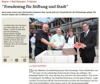 Freudentag fuer Stiftung und Stadt